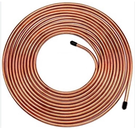 [TC-5/16X.60 ] TUBO COBRE 07.94 5/16 * 0.60 X ROLLO 15 metros 1.845 kg