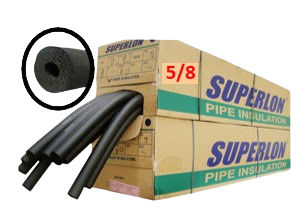 [AC5/8-12] TUBO SUPERLON 5/8X12mm X 1.8m (5/8X1/2x6)  AISLANTE uxCaja 63