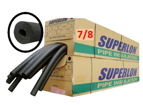 [AC7/8-12] TUBO SUPERLON 7/8x12mm X 1.8 m (7/8X12)   AISLANTE uxCaja 48