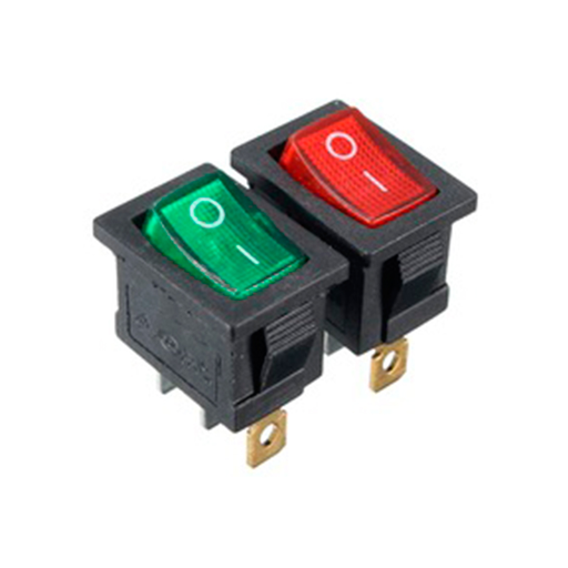 [1552.6T] INTERRUPTOR DADO 6T 15A ROJO/VERD O/I